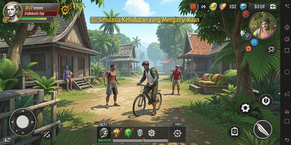 Tampilan gameplay menarik dari game Simulation 6CF.