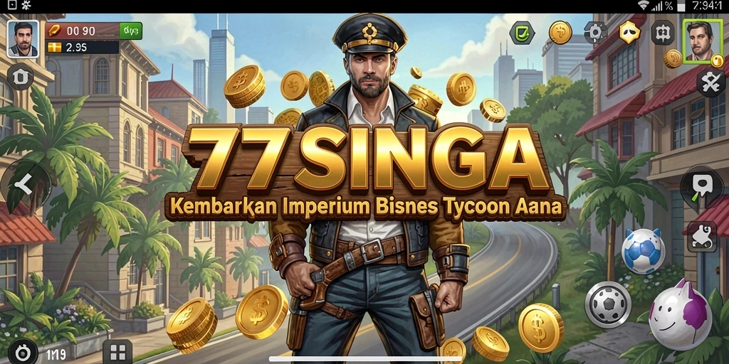 Screenshot utama <strong>77SINGA</strong> menampilkan gameplay Tycoon yang mendebarkan.