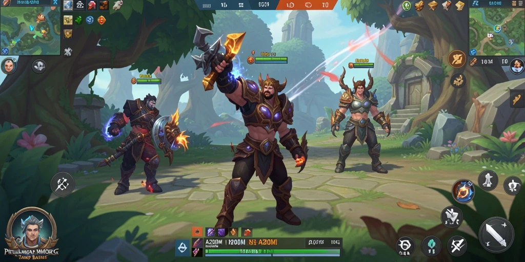 Tampilan gameplay A200M yang menarik dalam dunia MMORPG.