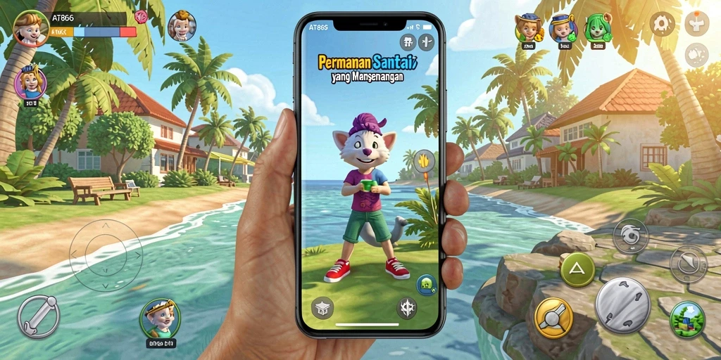 Screenshot AT866 menunjukkan pengalaman bermain yang seru dan penuh tantangan.