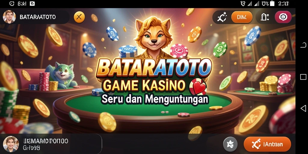 Gameplay seru BATARATOTO dalam aksi kasino.