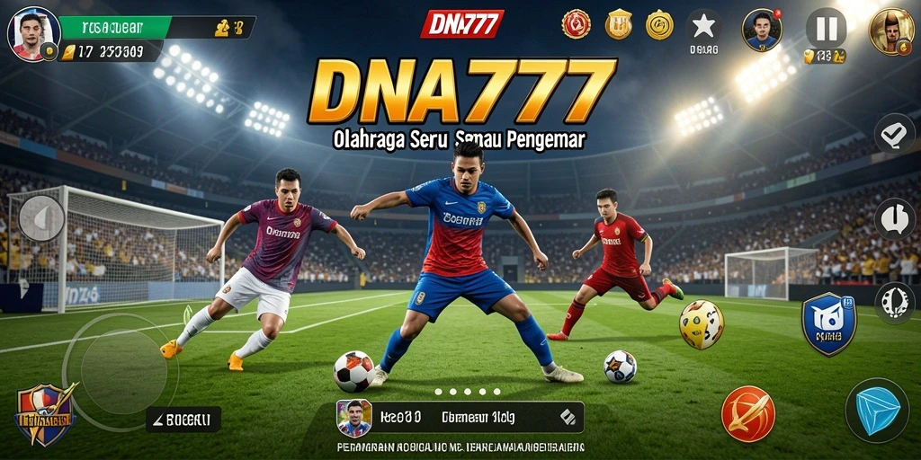 Tampilan gameplay seru dalam DNA777 yang memukau.