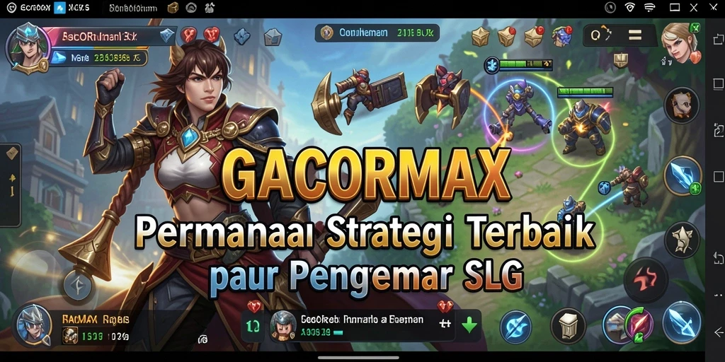 Tangkapan layar GACORMAX menampilkan gameplay strategi yang intens dan seru.