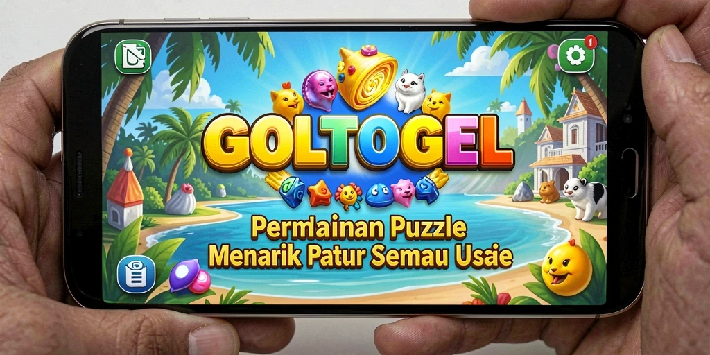 Tampilan gameplay puzzle yang menarik di GOLTOGEL.