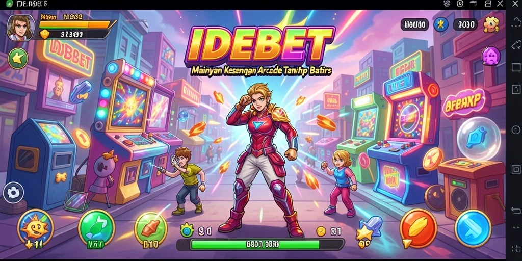 Tampilan menakjubkan dari gameplay arcade yang penuh aksi.
