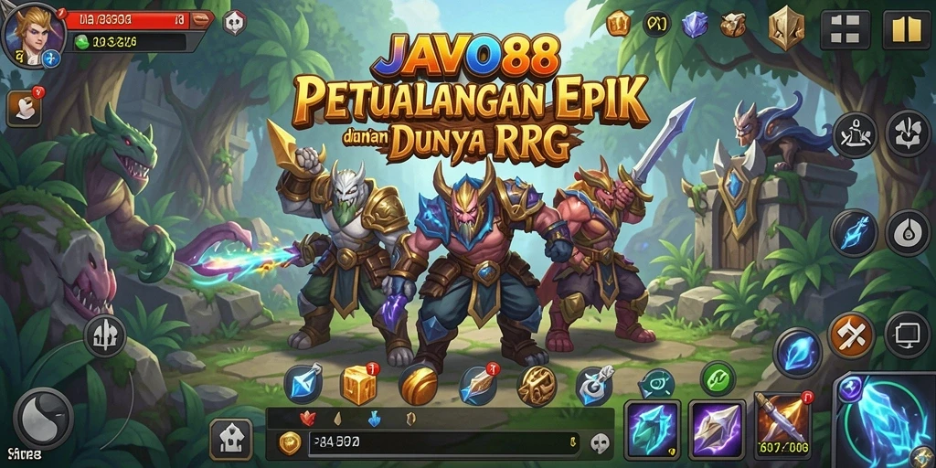 Tampilan gameplay JAVO88 yang seru dan menantang.