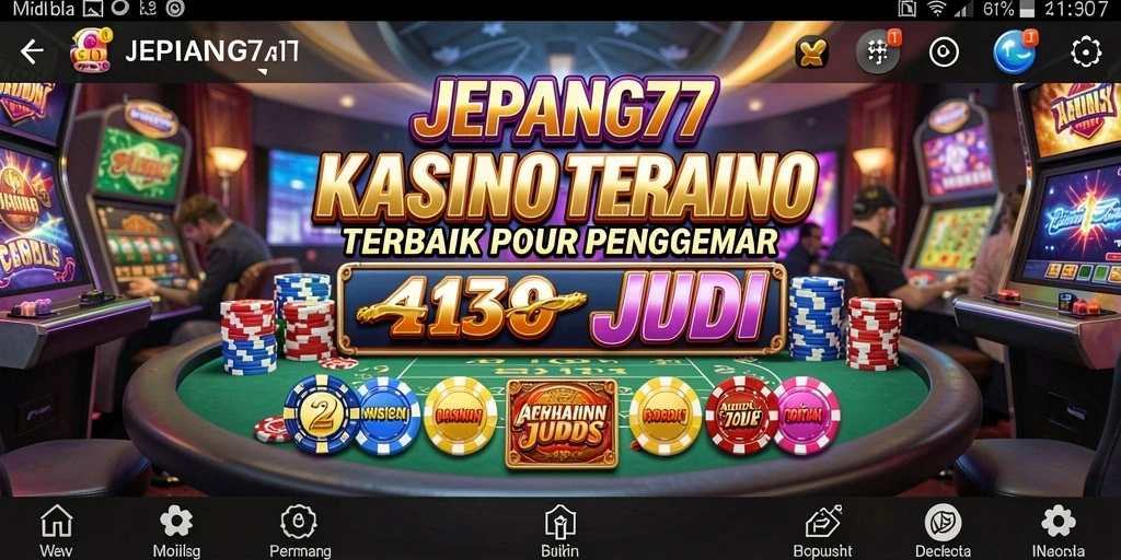 Screenshot JEPANG77 menampilkan permainan kasino yang menegangkan.