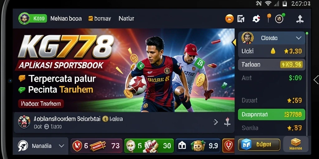Tampilan screenshot utama KG778 menunjukkan pengalaman taruhan olahraga yang seru.
