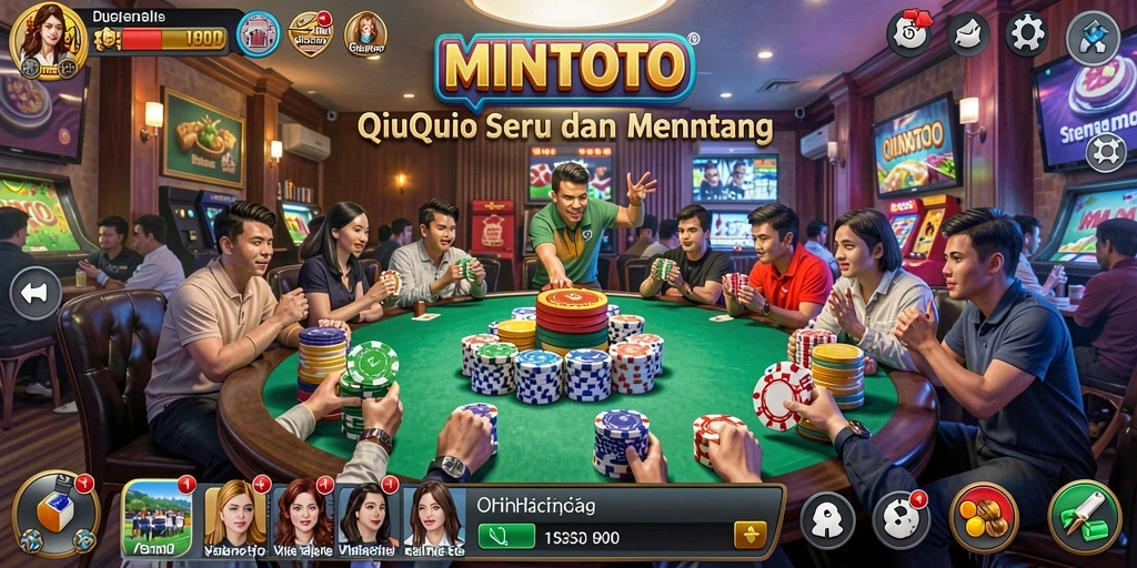 Tampilan gameplay QiuQiu yang menarik dan interaktif di MINTOTO.