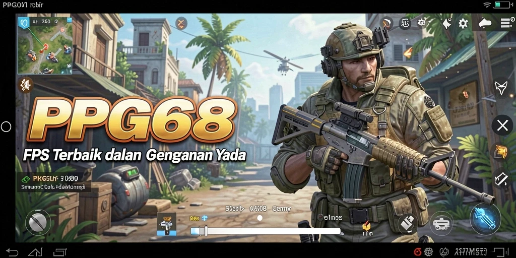 Screenshot PGG68 menampilkan aksi menembak yang intens dan grafis memukau.