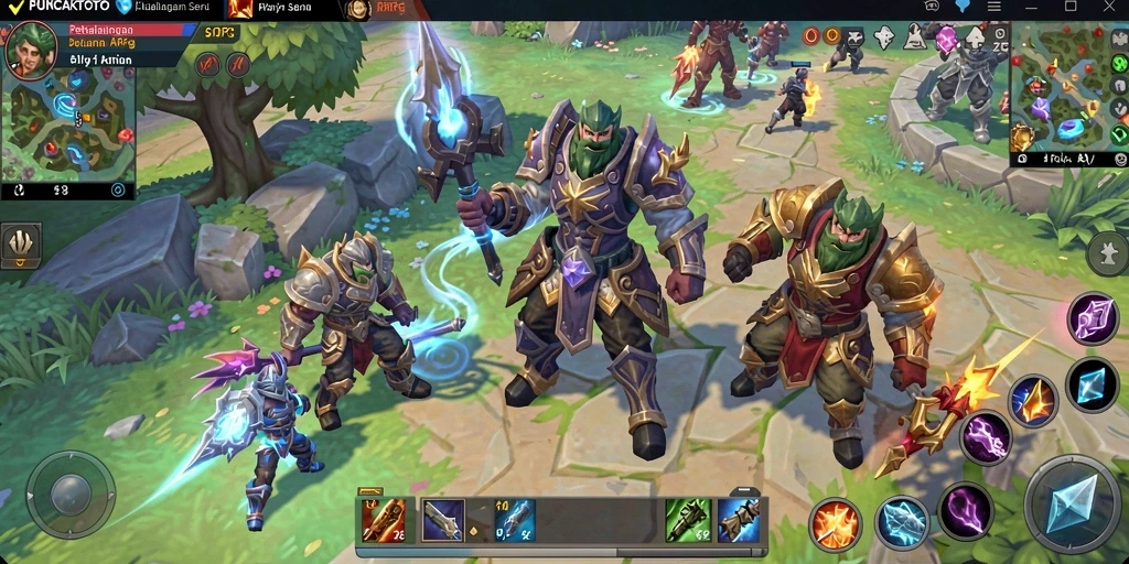 Tampilan menarik dari gameplay PUNCAKTOTO yang penuh aksi.
