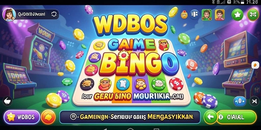 Tampilan menarik dari gameplay Bingo di WDBOS yang seru.